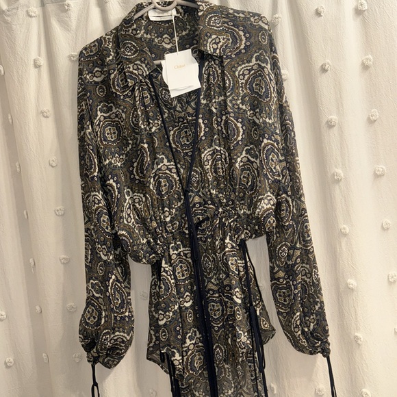 CHLOE SILK BLOUSE - Picture 9 of 11